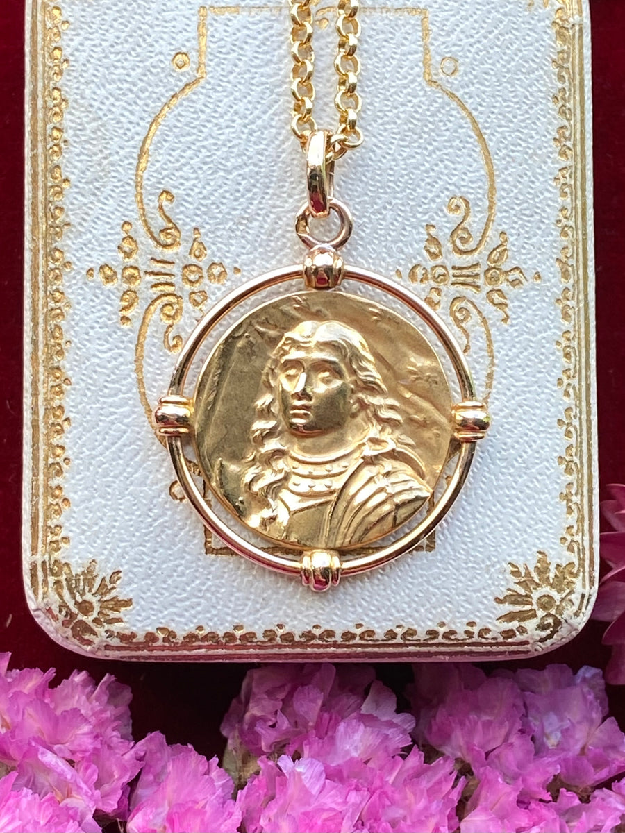 Saint Joan of Arc Medal Pendant
