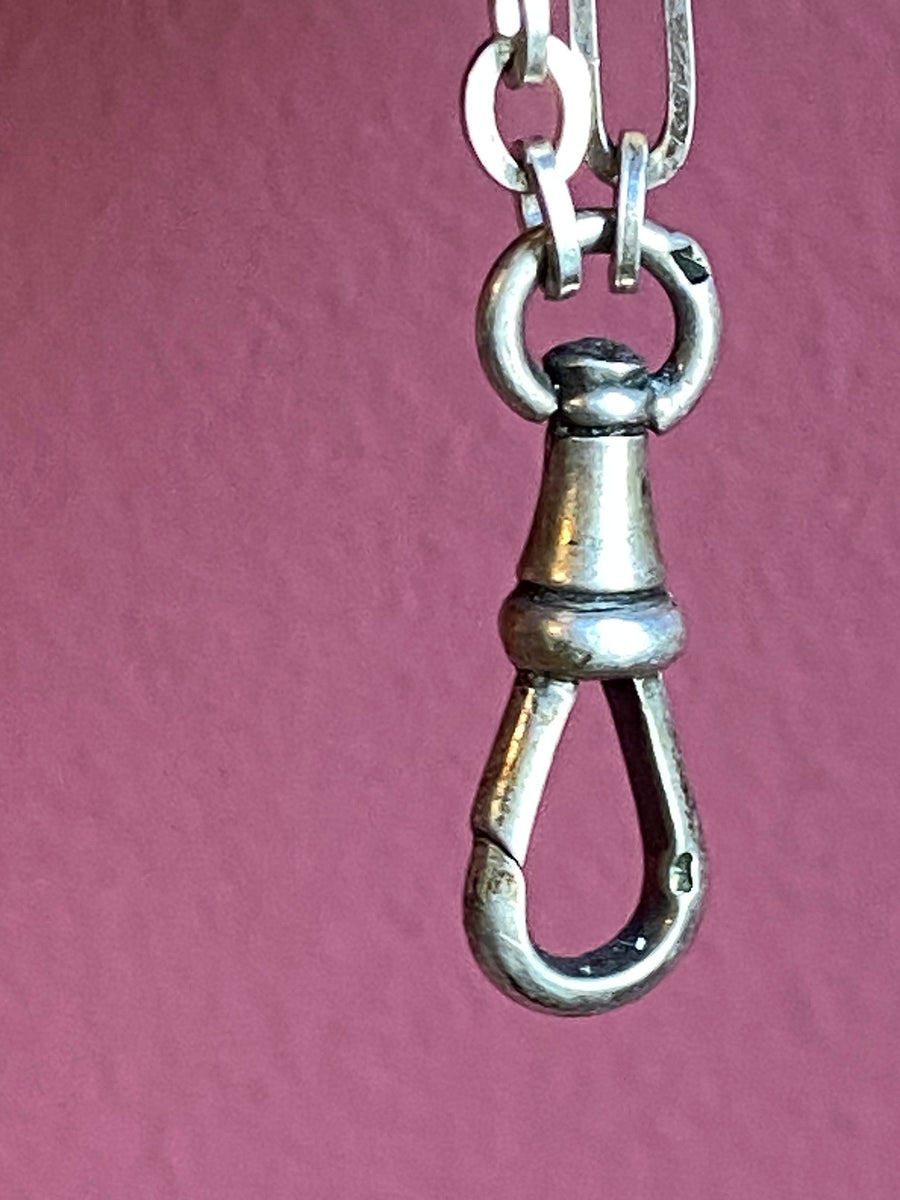 Vintage French Silver Chain Necklace