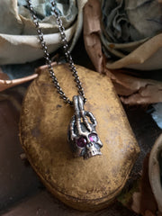 Memento Mori Skull Necklace - ShopSacredBarcelona